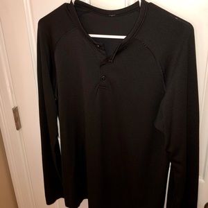Lululemon Black Long Sleeve Henley